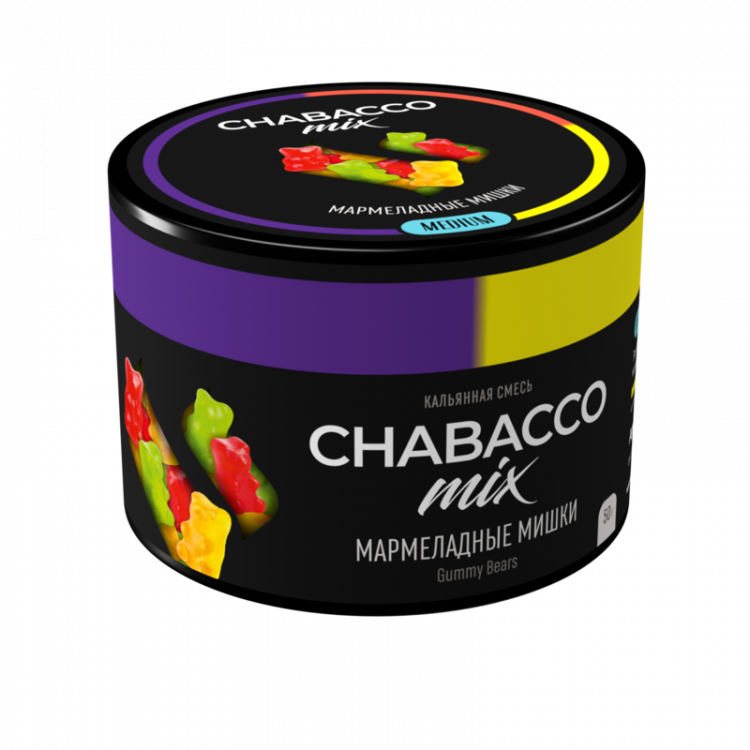 Бестабачная смесь Chabacco Mix MEDIUM 40 гр - Gummy Bears (Мармеладные мишки)